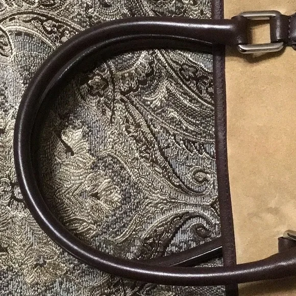 ✨Vintage Retired Coach Hampton✨ #7536 Suede with Leather Trim - Picture 8 of 16